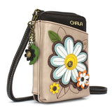 CHALA Wallet Crossbody Purse Handbag Daisy - Ivory