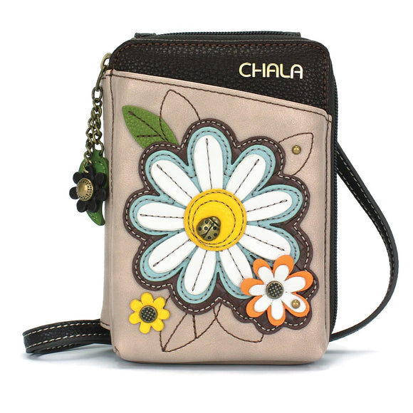 CHALA Wallet Crossbody Purse Handbag Daisy - Ivory