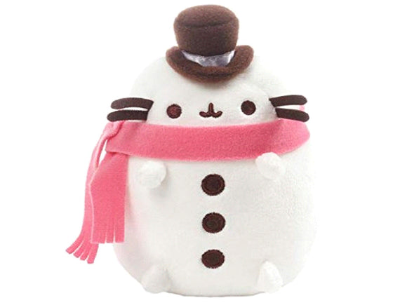 GUND Christmas Snowman Pusheen Cat - 6.5
