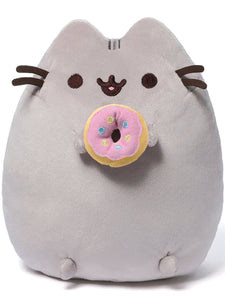 GUND Pusheen Snackables Donut Plush Stuffed Animal Cat, 9.5" - NEW