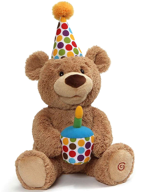 GUND Happy Birthday Animated Bear Singing/Light Up - 10