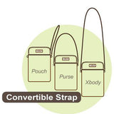 Chala Goat Lovers Cellphone Crossbody Purse Adjustable Strap
