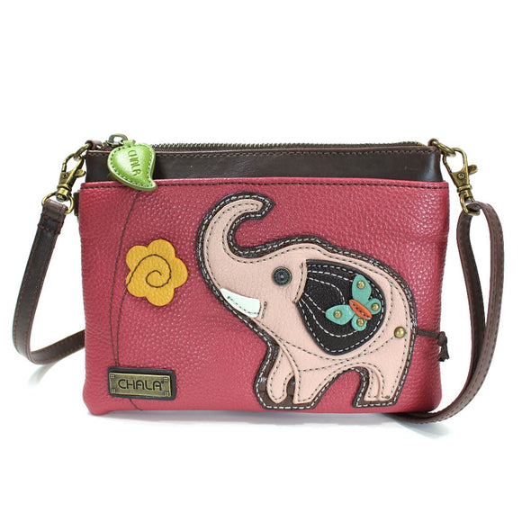 Chala Elephant Mini Crossbody Purse Handbag